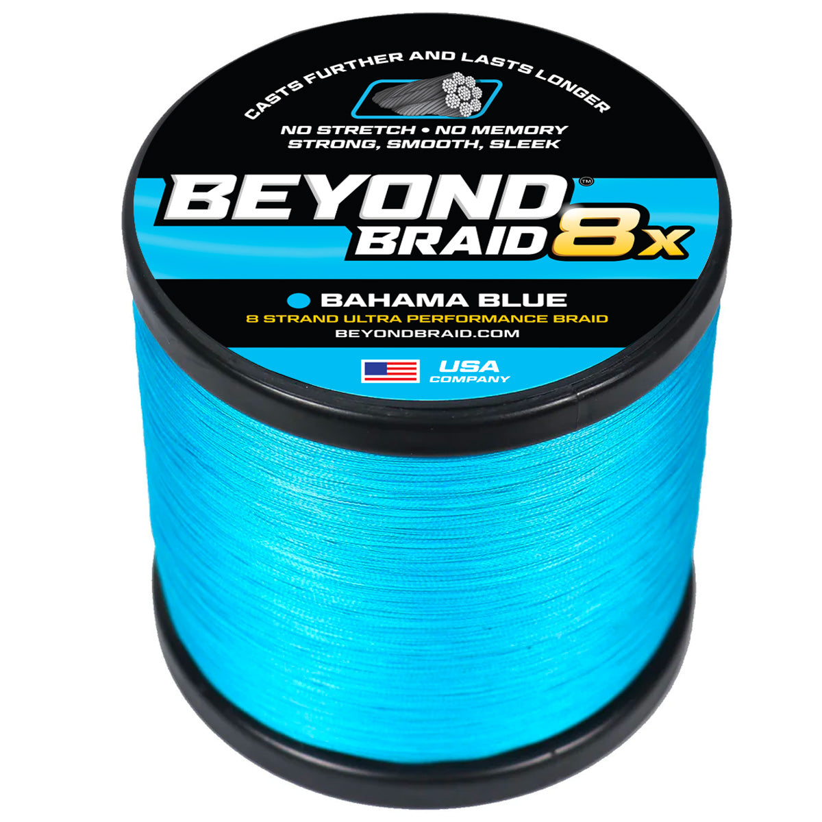 Bahama Blue 8X- Ultra Performance 8 Strand 300 Yards / 80LB Bahama Blue 8X- Ultra Performance 8 Strand 300 Yards / 80LB