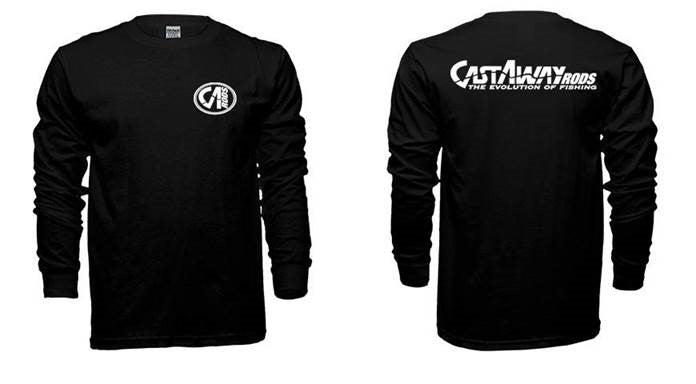 Castaway Black Long Sleeve T-Shirt